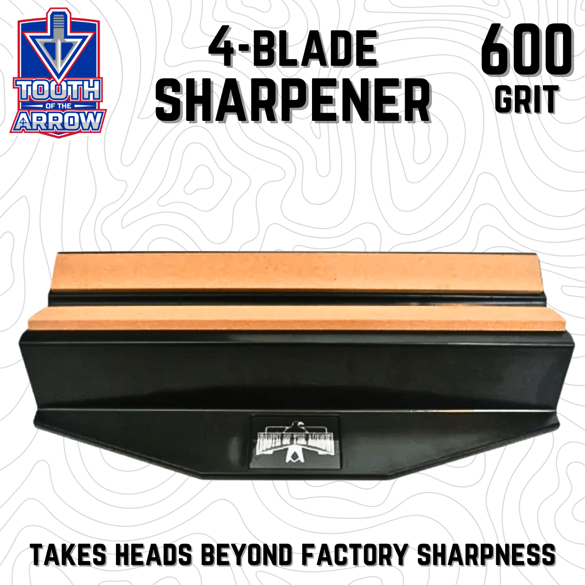 Tooth of the Arrow Broadheads Archery 600 Grit Tooth of the Arrow | 600 Grit 4-Blade Broadhead Sharpener