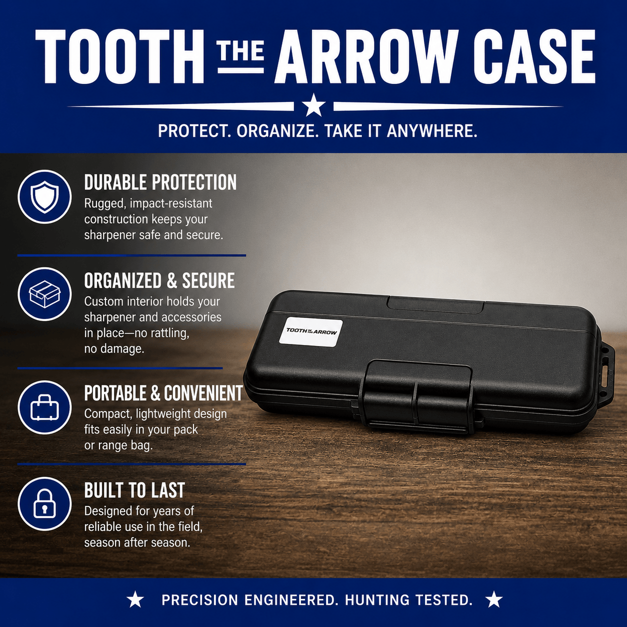 Tooth of the Arrow Broadheads Archery TOTA | Broadhead Case