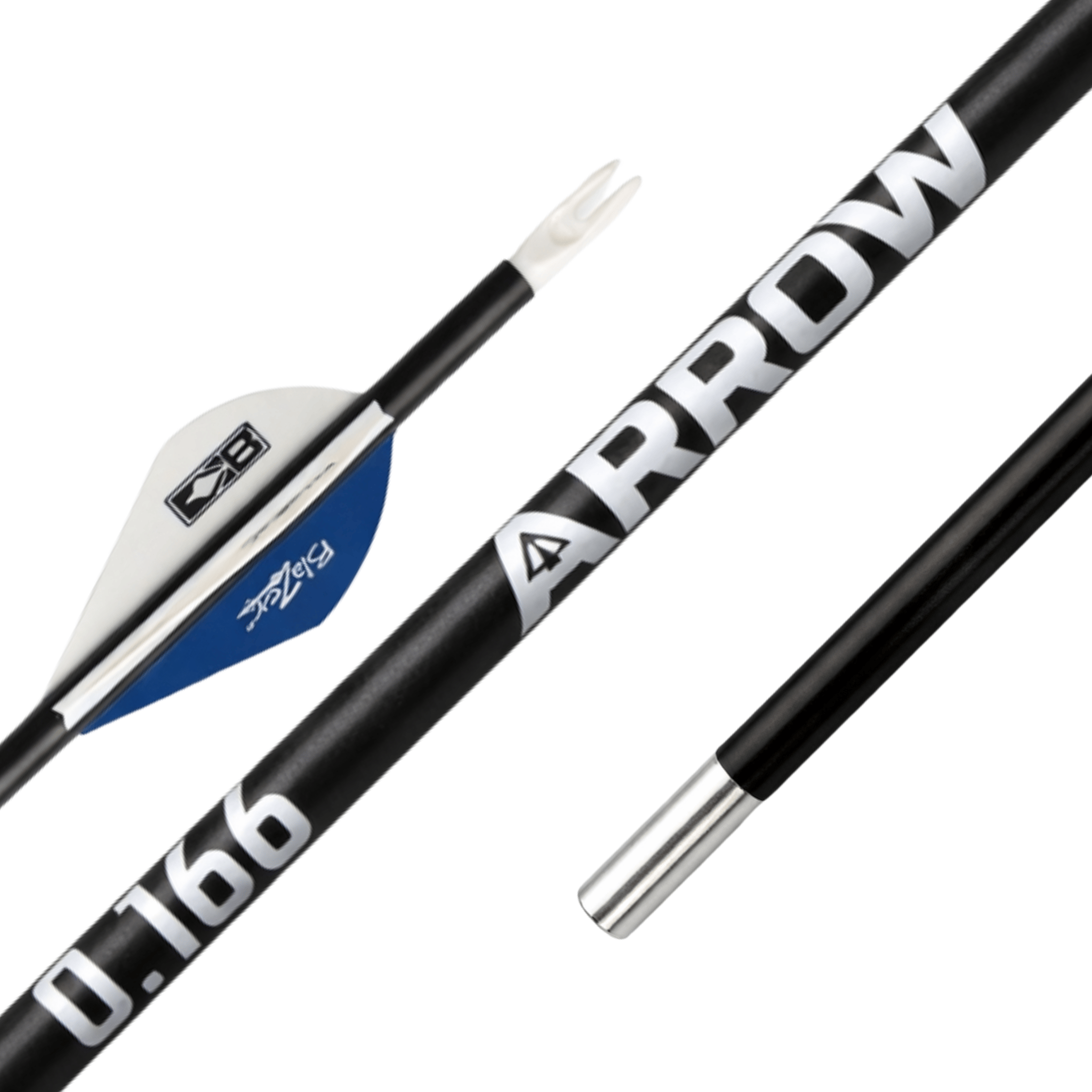 Tooth of the Arrow Broadheads Arrows 6 Arrow / 250 Spine TOTA | Fletched Hunting Arrows | The Arrow | Non-Woven | .166” | 4mm