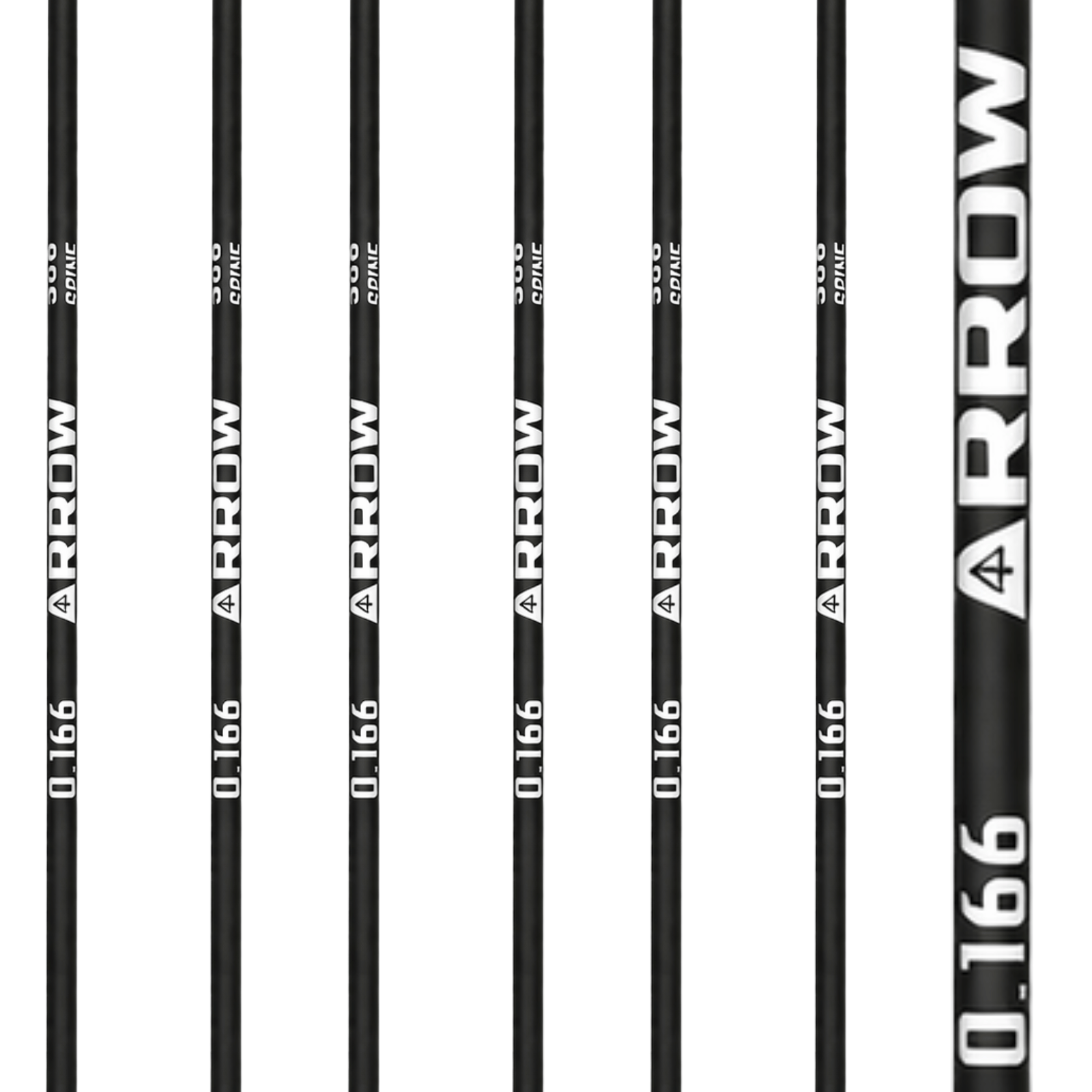 Tooth of the Arrow Broadheads Arrows 6 Arrow Shafts / 250 Spine TOTA | Fletched Hunting Arrow Shafts | The Arrow | Non-Woven | .166” | 4mm