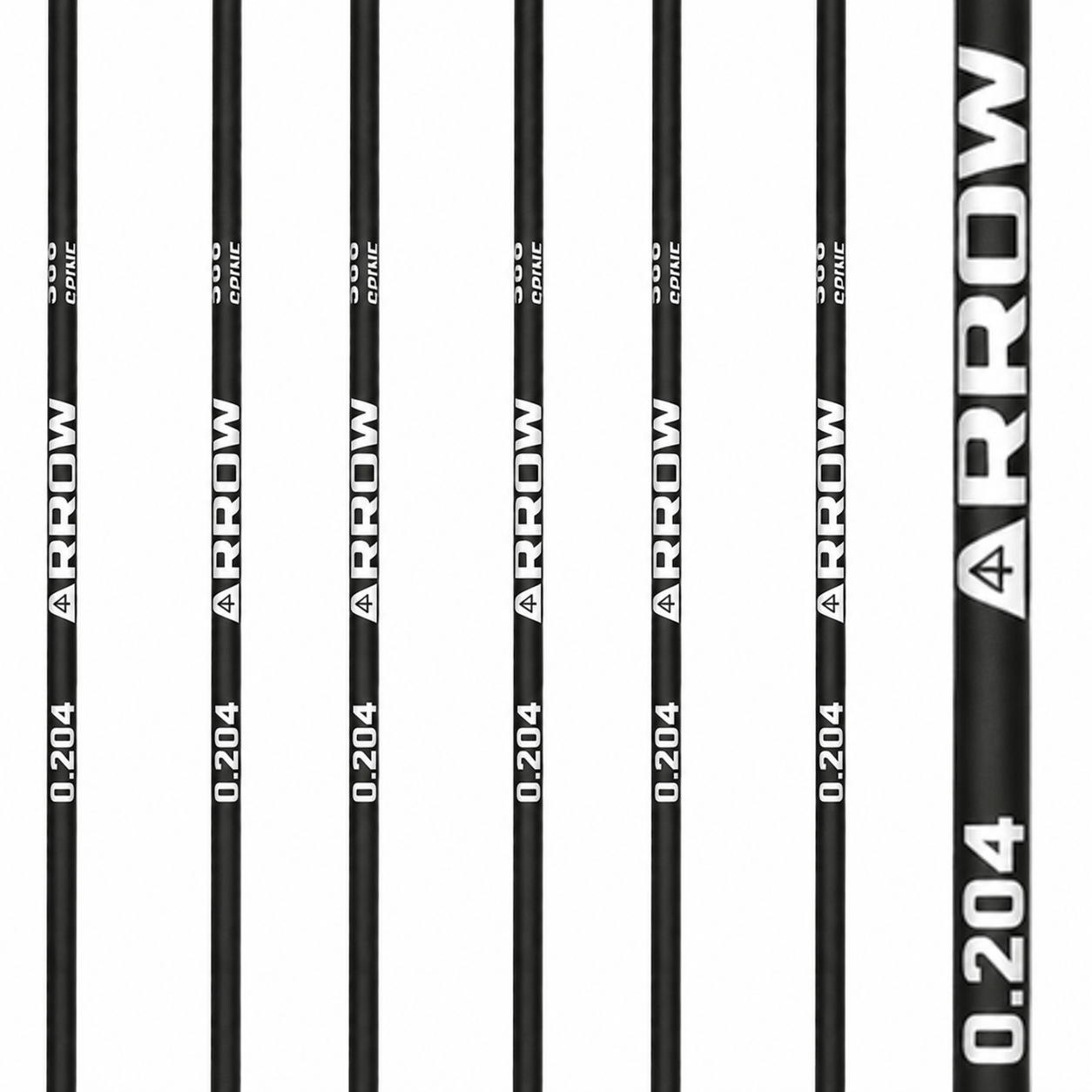Tooth of the Arrow Broadheads Arrows 6 Arrow Shafts / 250 Spine TOTA | Hunting Arrows Shafts | Non-Woven | The Arrow .204” | 5mm