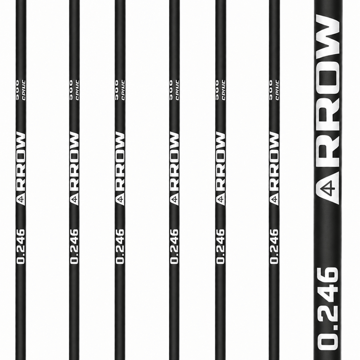 Tooth of the Arrow Broadheads Arrows 6 Arrow Shafts / 250 Spine TOTA | Hunting Arrows Shafts | Non-Woven | The Arrow .246” | 6mm