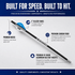 Tooth of the Arrow Broadheads Arrows TOTA | Fletched Hunting Arrows | Non-Woven | .166”  | 4mm
