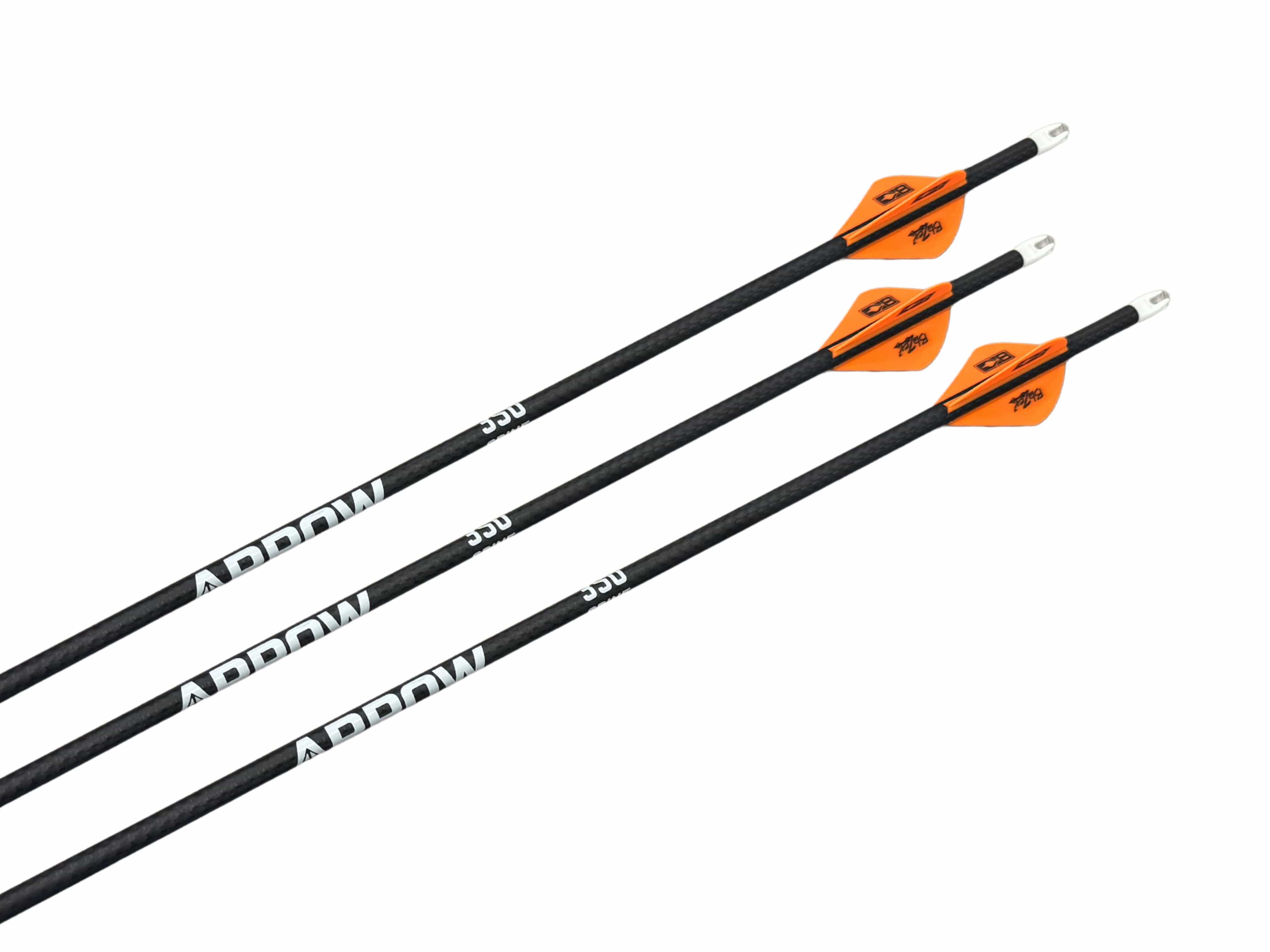 Tooth of the Arrow Broadheads Arrows TOTA | Fletched Hunting Arrows | The Arrow .204”