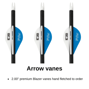 Tooth of the Arrow Broadheads Arrows TOTA | Fletched Hunting Arrows | The Arrow .204”