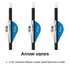 Tooth of the Arrow Broadheads Arrows TOTA | Fletched Hunting Arrows | The Arrow .204”