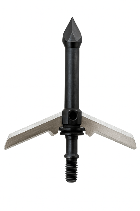 Tooth of the Arrow Broadheads Broadheads & Field Points 100 Grain 2 Blade Expandable Mechanical Broadhead – 2 Inch Cutting Diameter – 100 Grain – TOTA Archery