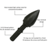 Tooth of the Arrow Broadheads Broadheads & Field Points Tooth of the Arrow |  Field Points | 8-32 Thread