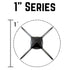 Tooth of the Arrow Broadheads Broadheads & Field Points TOTA | 100 grain broadhead | 1-inch solid | fixed blade
