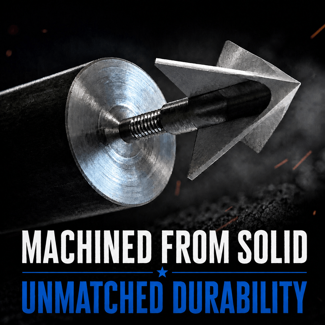 Tooth of the Arrow Broadheads Broadheads & Field Points TOTA | 100 grain XL broadhead | 1-3/16-inch solid | fixed blade