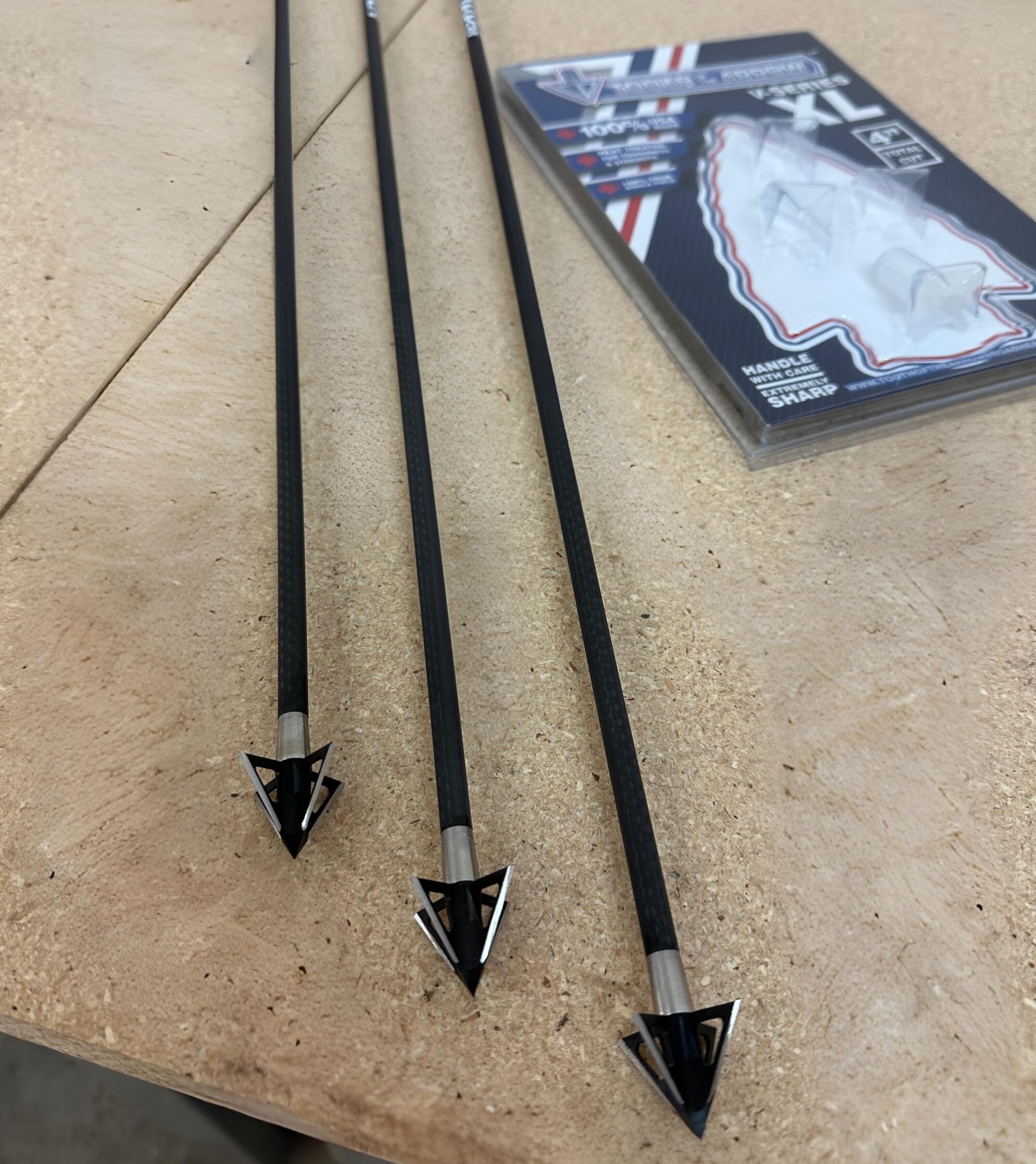 Tooth of the Arrow Broadheads Broadheads & Field Points TOTA | 100 grain XL broadhead | 1-3/16-inch vented | fixed blade