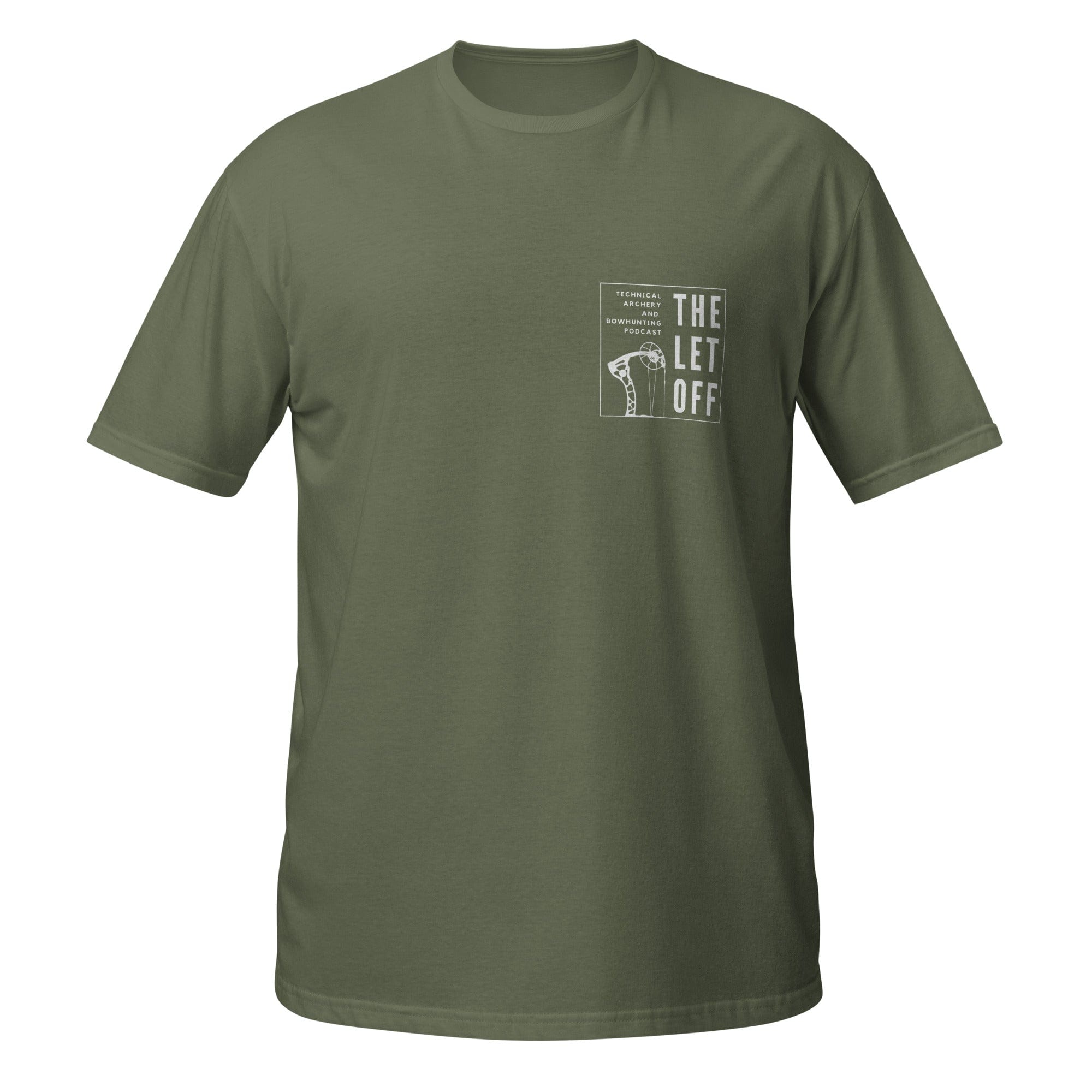 Tooth of the Arrow Broadheads Military Green / S The Let Off Jersey Tee