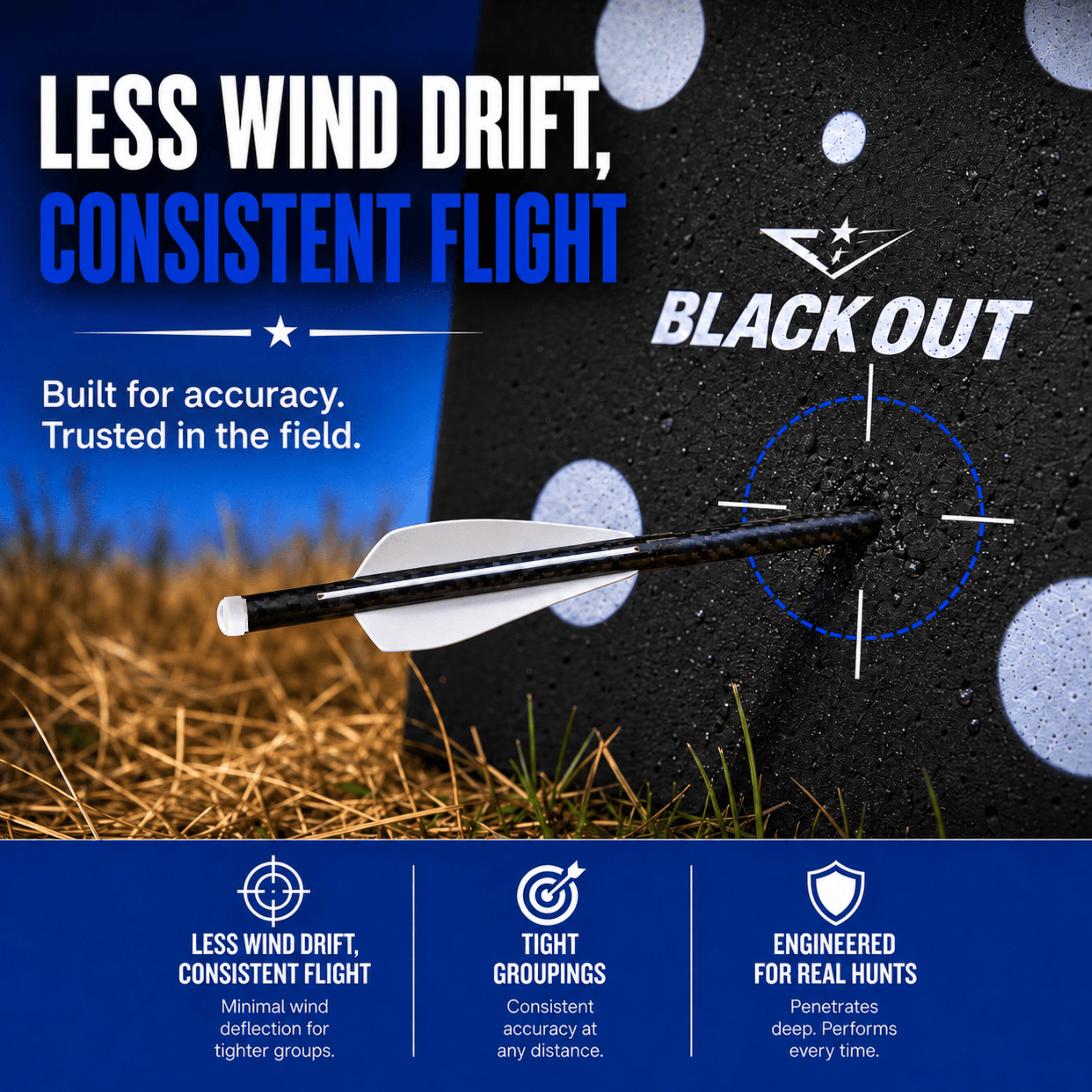 Tooth of the Arrow Broadheads TOTA | Fletched Crossbow Bolts | The Bolt | Fletched 3" Vanes